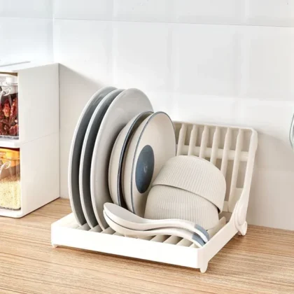 Foldable Dish Plate Drying Rack